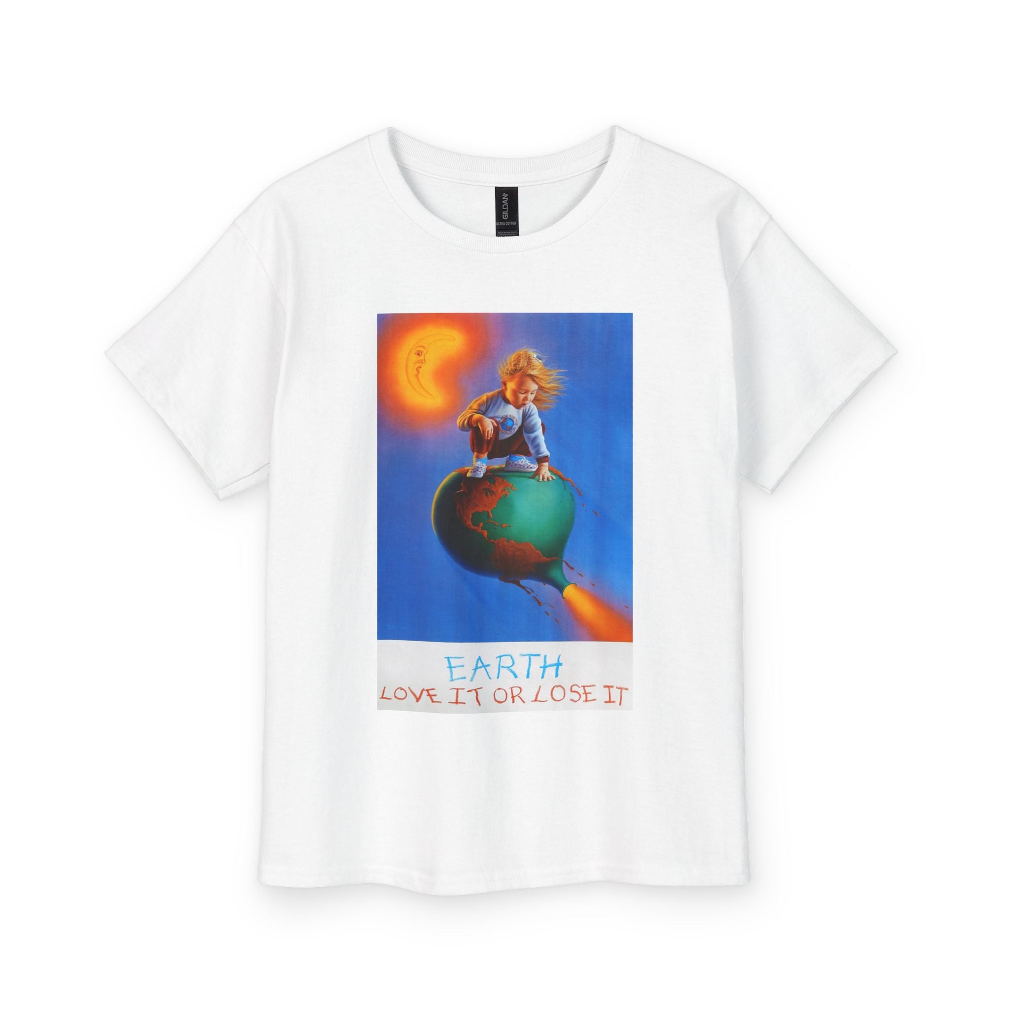 Earth: Love It or Lose It — Kids Cotton T-Shirt