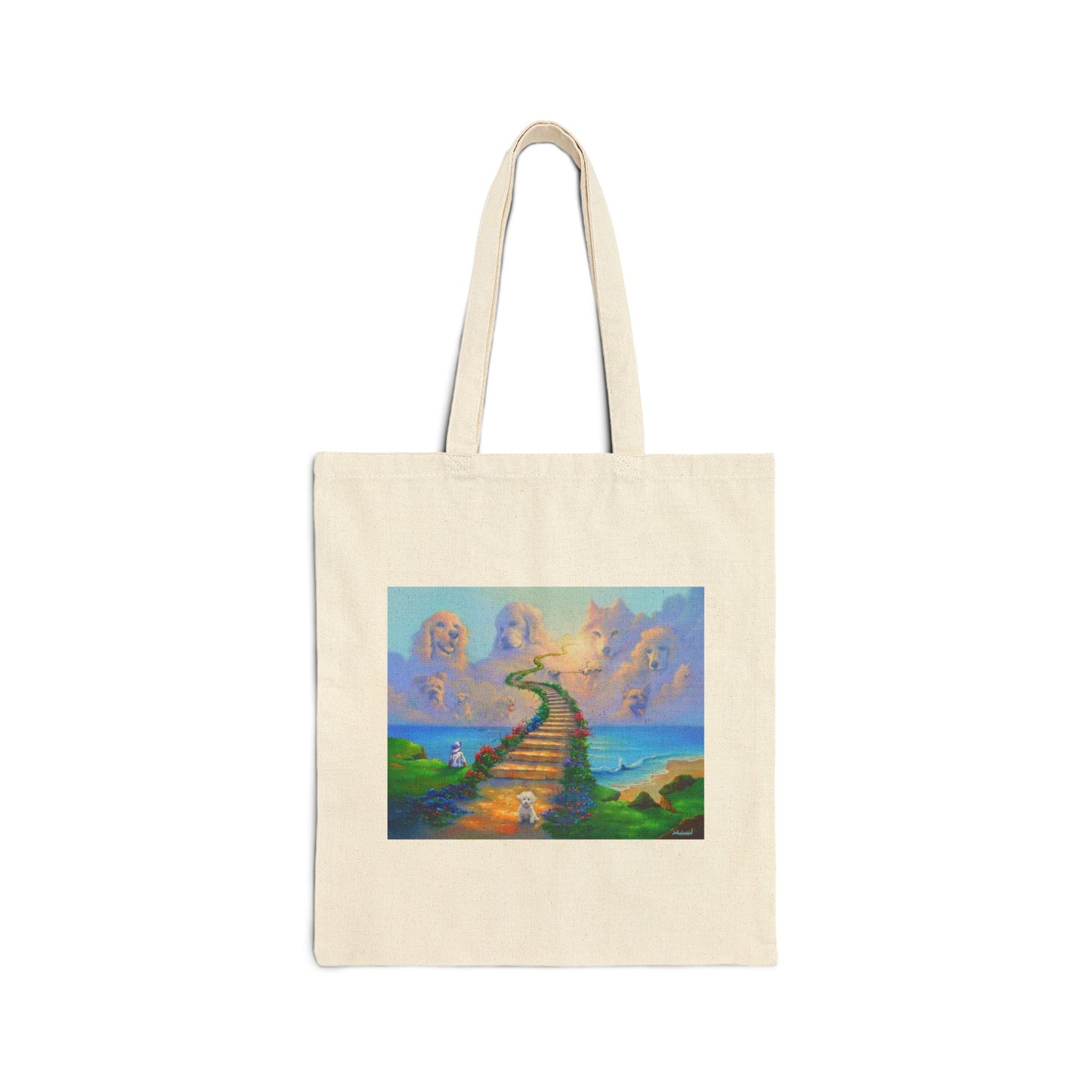 All Dogs Go To Heaven Canvas Tote Bag