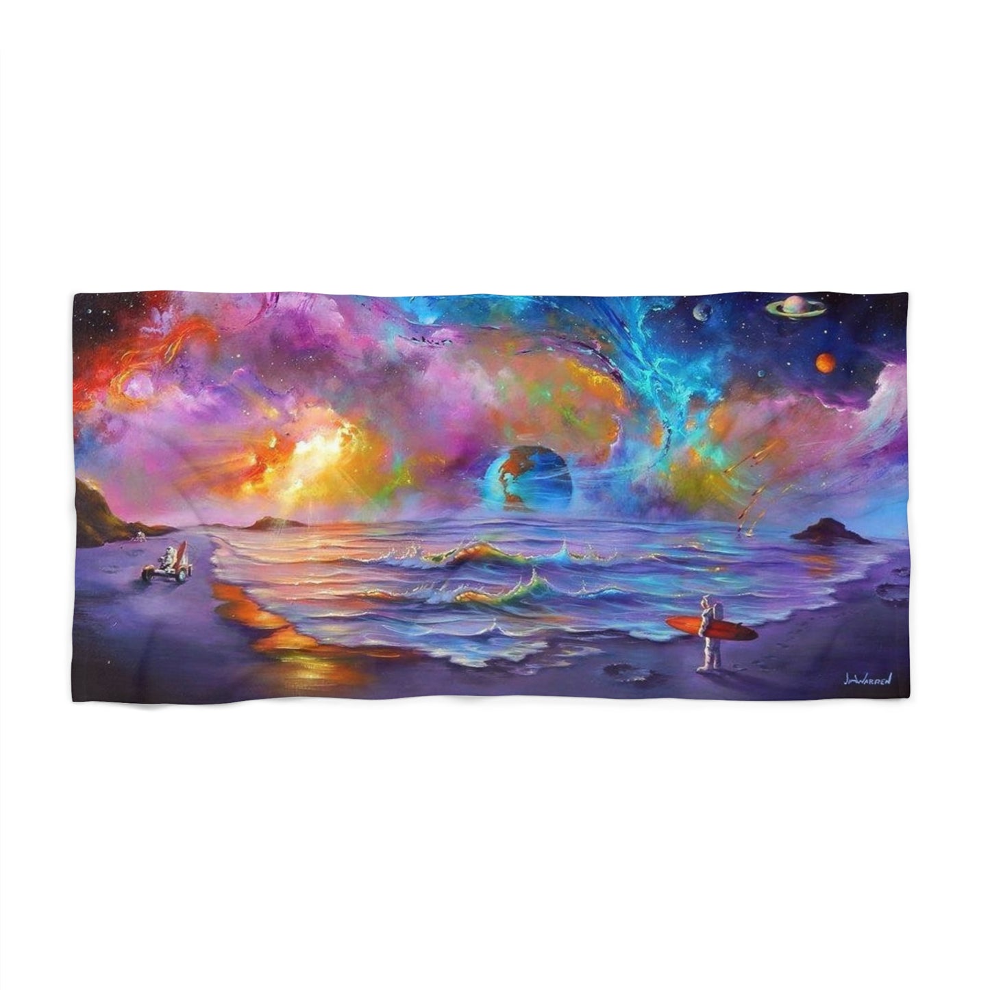 Surfing Safari Beach Towel — 30"x60"