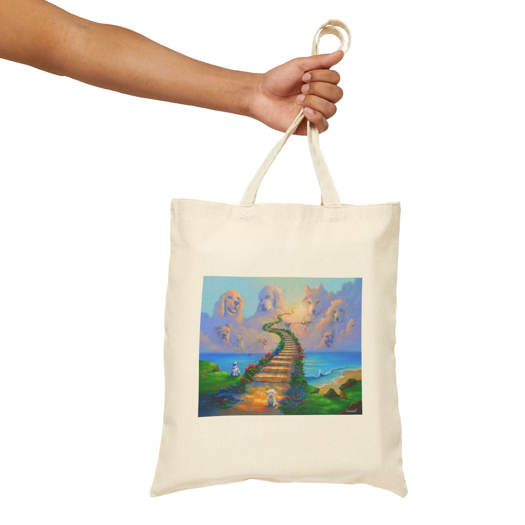 All Dogs Go To Heaven Canvas Tote Bag