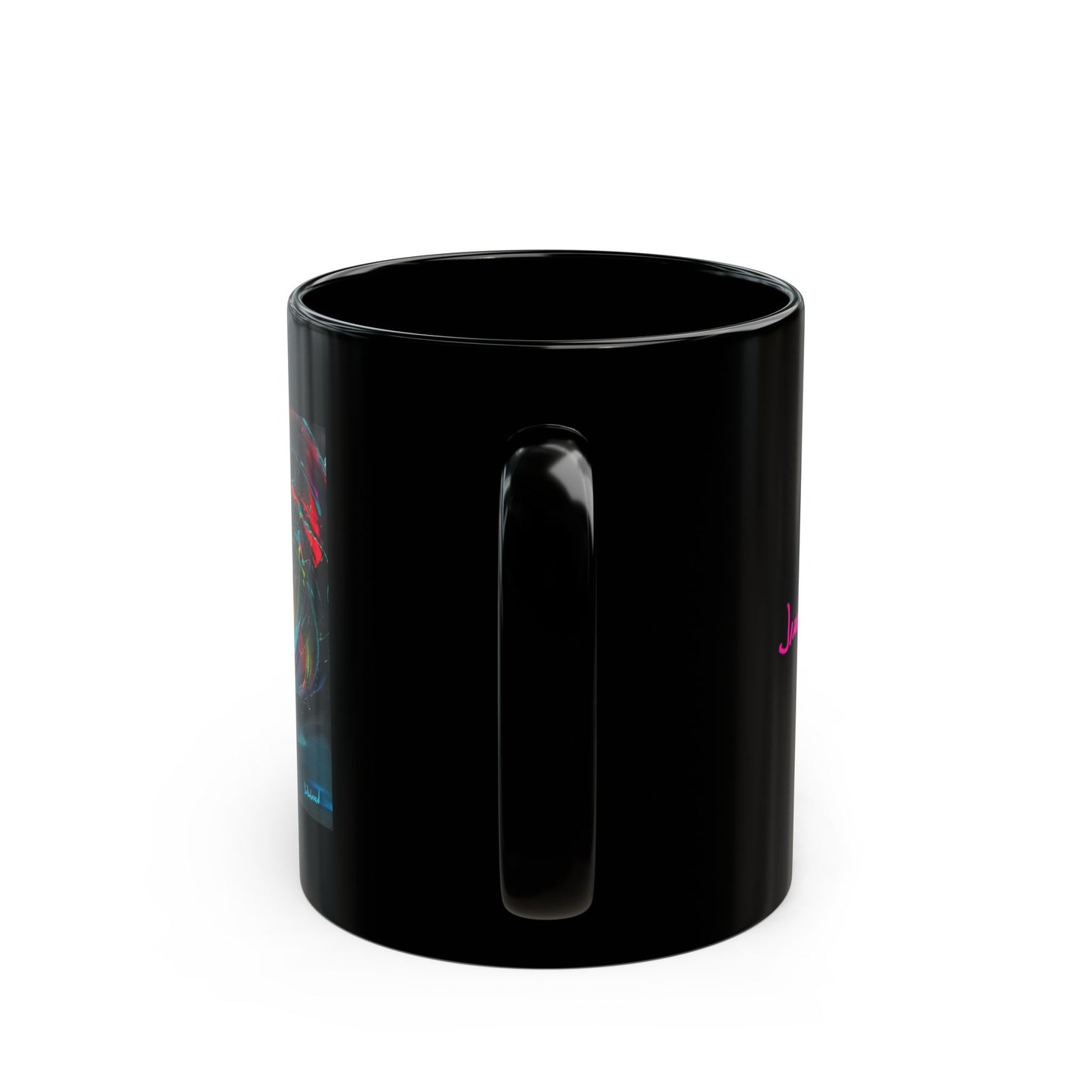 Still Running Against the Wind Black Coffee Cup (11oz & 15oz)