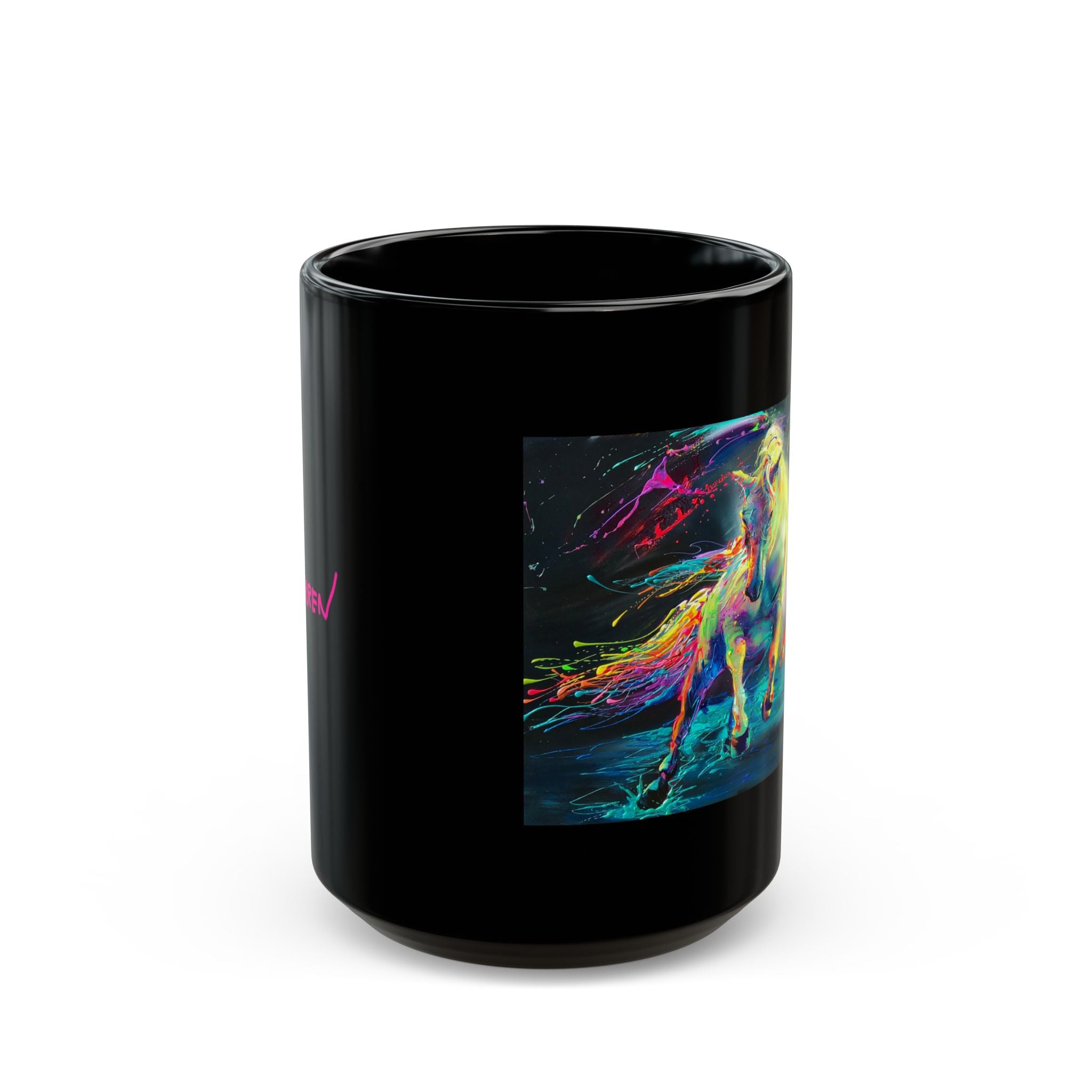 Still Running Against the Wind Black Coffee Cup (11oz & 15oz)