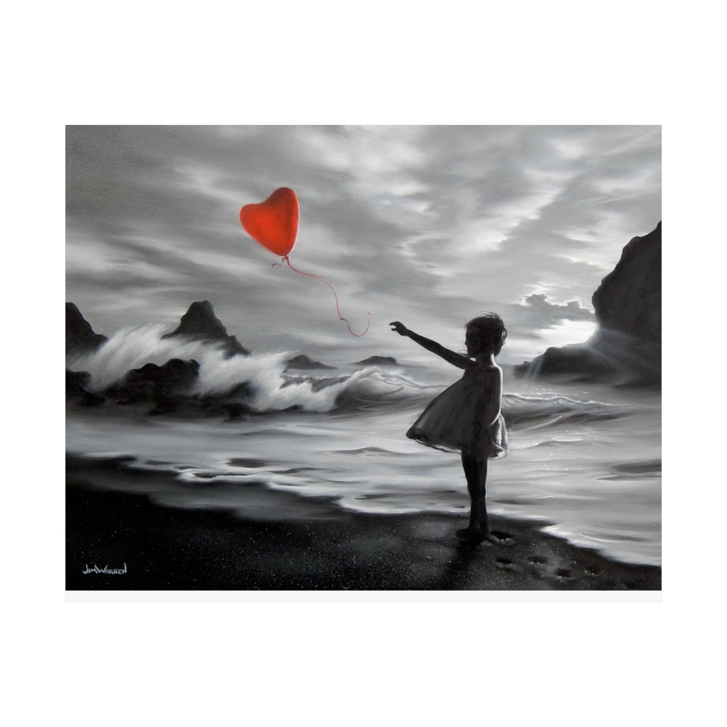 One Red Balloon Poster (matte)