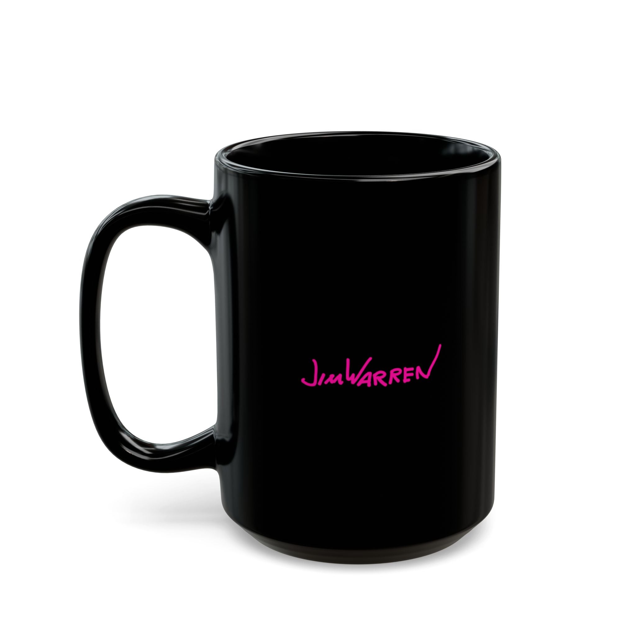 Still Running Against the Wind Black Coffee Cup (11oz & 15oz)